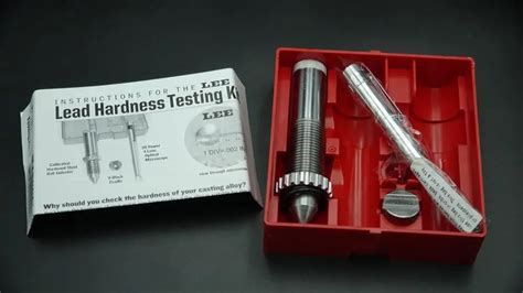 lee 90924 lee precision lead hardness testing kit|lead hardness test kit.